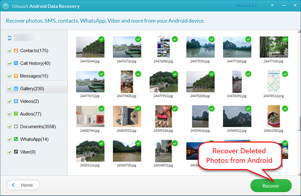 how to recover deleted pictures from android